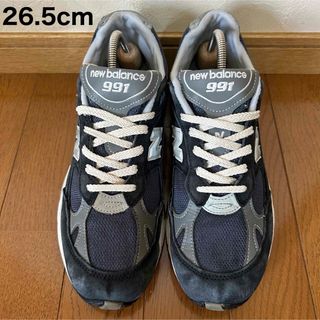 ニューバランス(New Balance)のニューバランス  M991NV  ネイビー　26.5cm(スニーカー)