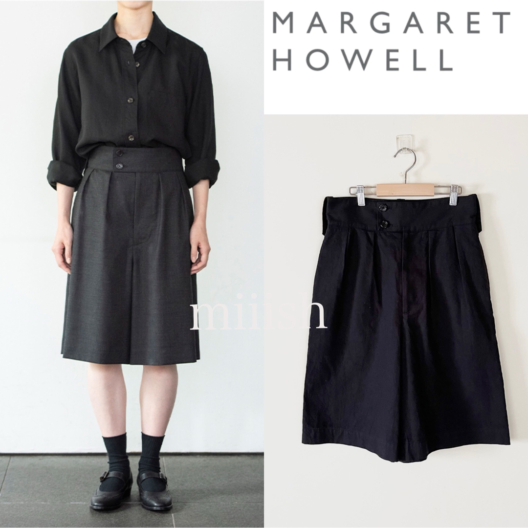 MARGARET HOWELL - 極美品 マーガレットハウエル コットンリネン MARGARET HOWELL - 極美品 マーガレットハウエル コットンリネン