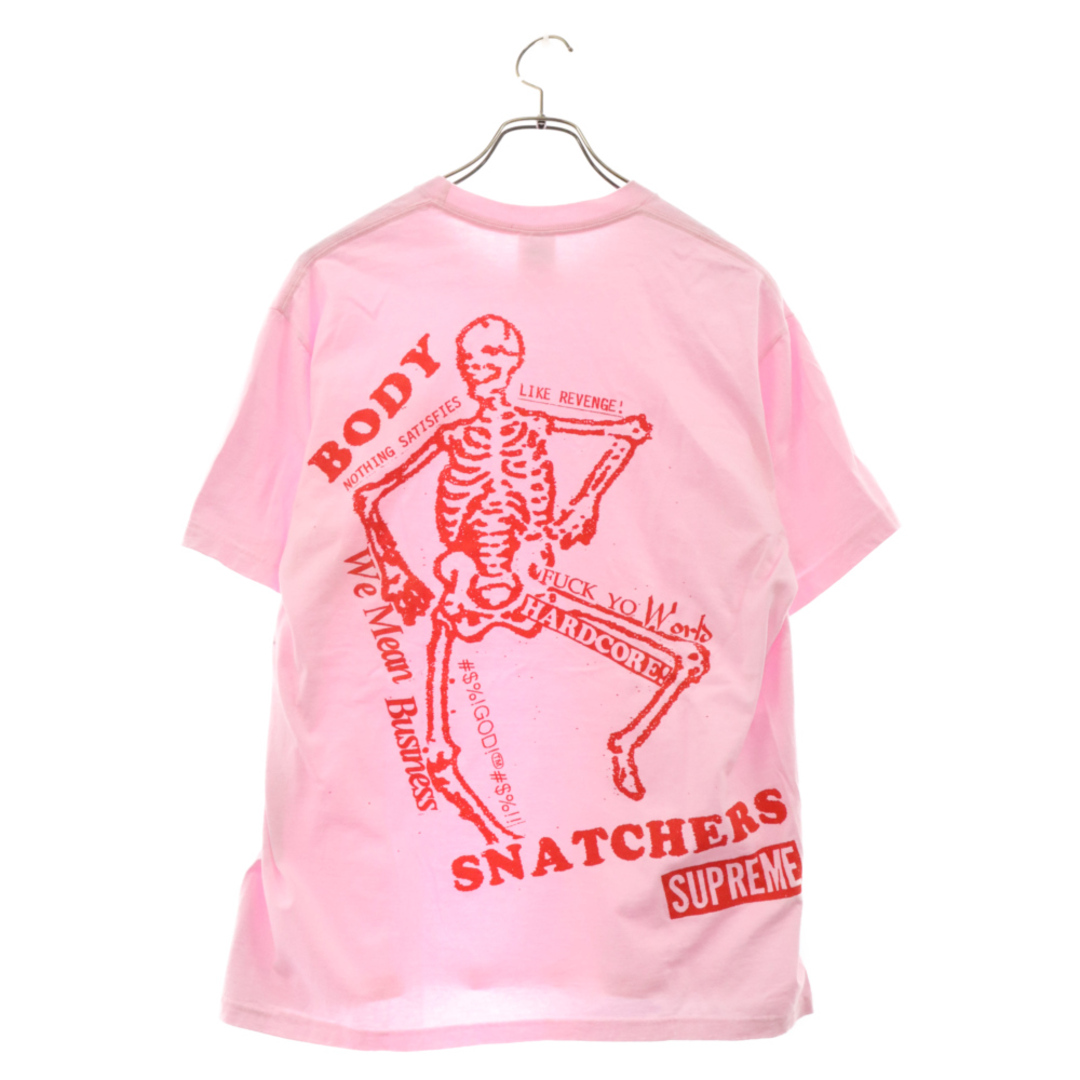 Supreme(シュプリーム)のSUPREME シュプリーム 23SS Body Snatchers Tee ボックスロゴ バックスカルプリント 半袖Tシャツ カットソー ピンク メンズのトップス(Tシャツ/カットソー(半袖/袖なし))の商品写真