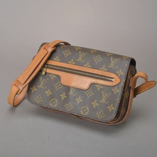 ルイヴィトン(LOUIS VUITTON)の美品◇ルイヴィトン サンジェルマン 24 ショルダーバッグ モノグラム 斜め掛け(ショルダーバッグ)