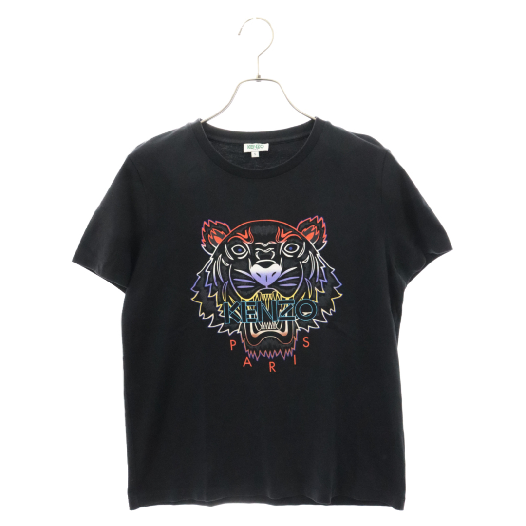 KENZO(ケンゾー)のKENZO ケンゾー GRADIENT TIGER T-SHIRT F962TS8134YE 99 グラディエント タイガー半袖Tシャツ カットソー ブラック レディース レディースのトップス(Tシャツ(半袖/袖なし))の商品写真