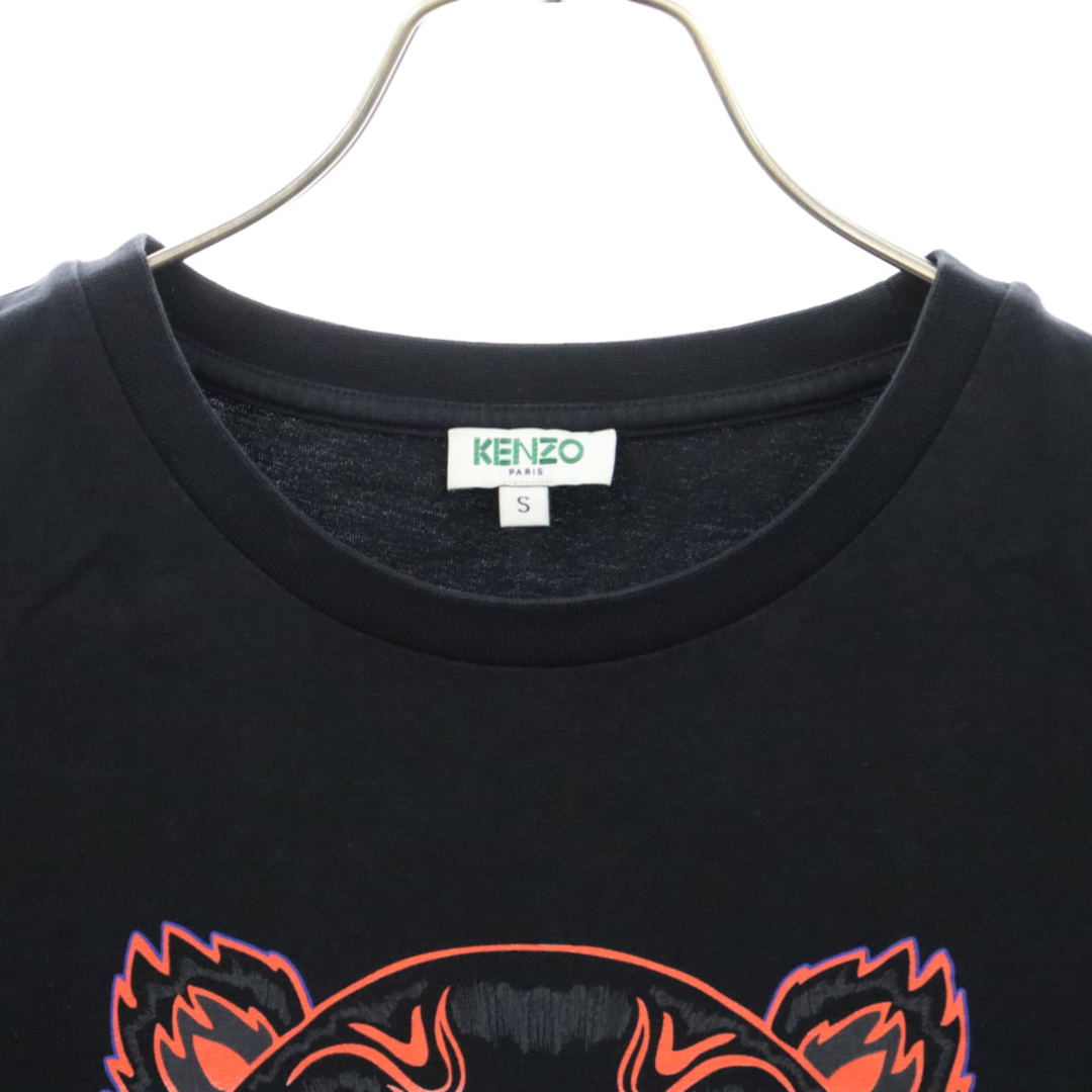 KENZO(ケンゾー)のKENZO ケンゾー GRADIENT TIGER T-SHIRT F962TS8134YE 99 グラディエント タイガー半袖Tシャツ カットソー ブラック レディース レディースのトップス(Tシャツ(半袖/袖なし))の商品写真