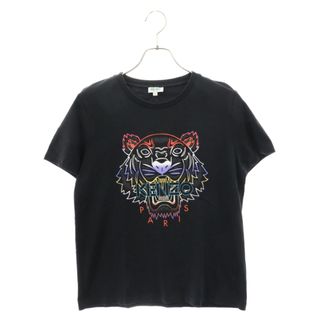 ケンゾー(KENZO)のKENZO ケンゾー GRADIENT TIGER T-SHIRT F962TS8134YE 99 グラディエント タイガー半袖Tシャツ カットソー ブラック レディース(Tシャツ(半袖/袖なし))