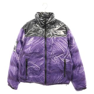 SUPREME シュプリーム 23SS×THE NORTH FACE Trompe Loeil Printed Nuptse Jacket トロンプ ルイユ プリンティド ヌプシ ジャケット ダウンジャケット NF0A84NW パープル