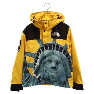 シュプリーム(Supreme)のSUPREME シュプリーム 19AW×THE NORTH FACE STATUE MOUNTAIN JACKET NP61902I スタチューオブリバティ 自由の女神 マウンテンパーカー ジャケット イエロー/ブラック(マウンテンパーカー)