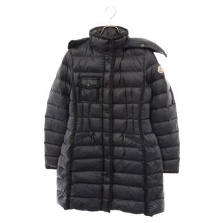 モンクレール(MONCLER)のMONCLER モンクレール HERMINE エルミンヌ ナイロン ダウンコート ダウンジャケット ブラック レディース E20934930005 53048(ダウンジャケット)