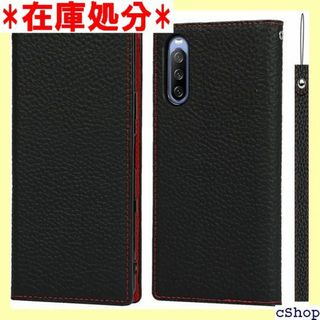 Xperia 10 III ケース手帳型 SOG04 ップ 択 ブラック 219