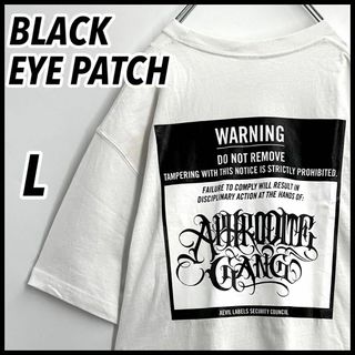 【入手困難‼】ブラックアイパッチ　アフロディーテギャング　バックロゴTシャツ　L(Tシャツ/カットソー(半袖/袖なし))