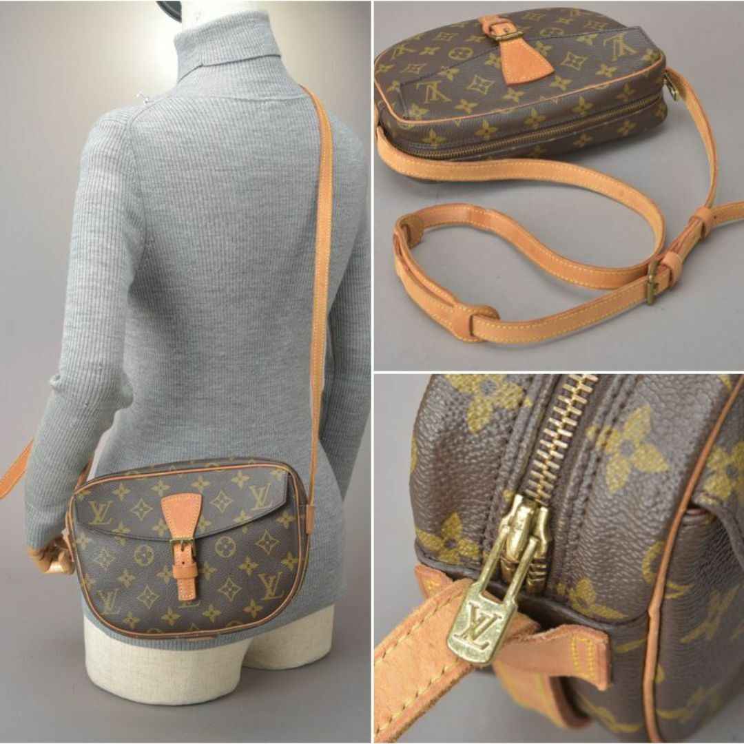 LOUIS VUITTON(ルイヴィトン)の美品◇ルイヴィトン ジュヌフィーユ ショルダーバッグ モノグラム レザー レディースのバッグ(ショルダーバッグ)の商品写真