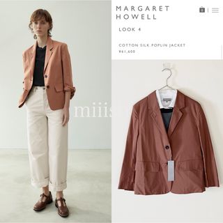 MARGARET HOWELL - 新品タグ 2023SS マーガレットハウエル コットンシルクジャケット 6.2万