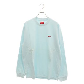 シュプリーム(Supreme)のSUPREME シュプリーム 21AW Small Box L/S Tee スモールボックスロゴ ロングスリーブ クルーネック カットソー 長袖Tシャツ ブルー(Tシャツ/カットソー(七分/長袖))