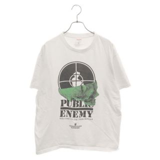 シュプリーム(Supreme)のSUPREME シュプリーム 18SS×UNDERCOVER×Public Enemy アンダーカバー パブリックエネミー プリントロゴ クルーネック カットソー 半袖Tシャツ ホワイト(Tシャツ/カットソー(半袖/袖なし))