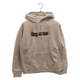 シュプリーム(Supreme)のSUPREME シュプリーム 18SS Gonz Logo Hooded Sweat Shirt ゴンズ ロゴ刺繍 スウェット プルオーバーパーカー グレー(パーカー)