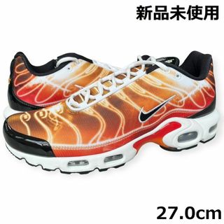 ナイキ(NIKE)の新品 ナイキ メンズ エアマックス プラス オレンジ 27.0cm(スニーカー)