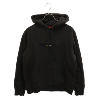 シュプリーム(Supreme)のSUPREME シュプリーム 18SS Embossed Logo Hooded Sweatshirt エンボス ロゴ フーデッド スウェットシャツ プルオーバー パーカー ブラック(パーカー)