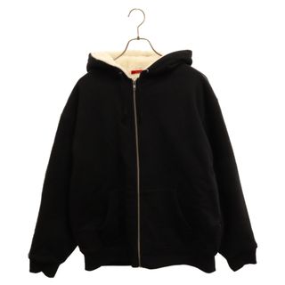 シュプリーム(Supreme)のSUPREME シュプリーム 22AW Faux Fur Lined Zip Up Hooded Sweatshirt フェイクファー ライン ジップアップ パーカー フード スウェットシャツ ブラック(パーカー)