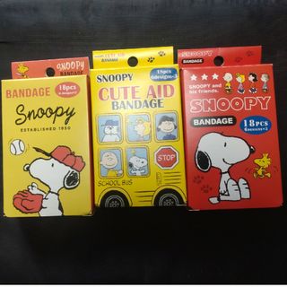 SNOOPY - スヌーピー キュートエイド キャラクターばんそうこう