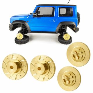 ナロー ハブ RCロッククローラー用パーツ 1:18 ラジコンカー 7mm固定黄(その他)