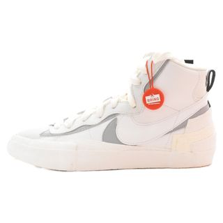 ナイキ(NIKE)のNIKE ナイキ ×SACAI BLAZER MID BV0072-100 サカイ ブレザーミッド ハイカットスニーカー ホワイト US11/29cm(スニーカー)