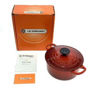 ルクルーゼ(LE CREUSET)の$$ LE CREUSET ルクルーゼ 鍋 ホーロー鍋 16cm レッド(鍋/フライパン)