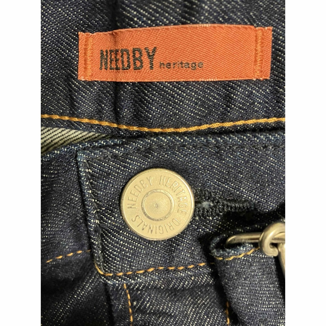 【NEEDBY】MAISON SUPER WIDE WITH BELT  27 レディースのパンツ(デニム/ジーンズ)の商品写真