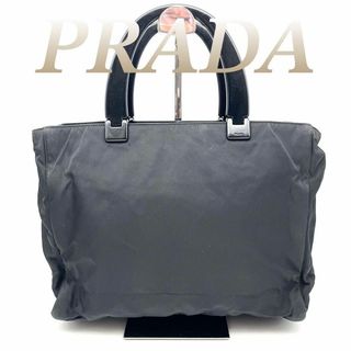 プラダ(PRADA)のプラダ ハンドバッグ 三角ロゴ ナイロン ブラック 60421(ハンドバッグ)