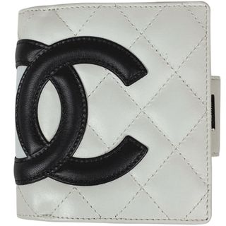 シャネル(CHANEL)のシャネル カンボンライン 二つ折り 財布 レディース 【中古】(財布)