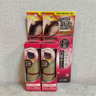 新品未開封　50の恵 お出かけ前の白髪かくし ダークブラウン 10ml(その他)