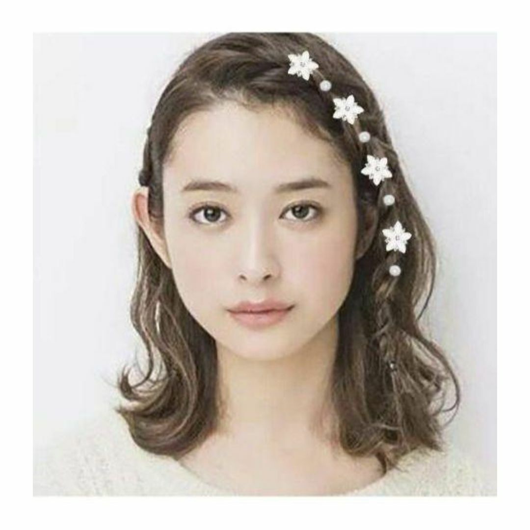 16個セット❤パール 髪飾り ヘアアクセサリー まとめ髪 Ｕピン ヘアピン レディースのヘアアクセサリー(ヘアピン)の商品写真