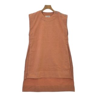 ジルサンダー(Jil Sander)のJIL SANDER ジルサンダー ワンピース XS オレンジ系 【古着】【中古】(ひざ丈ワンピース)