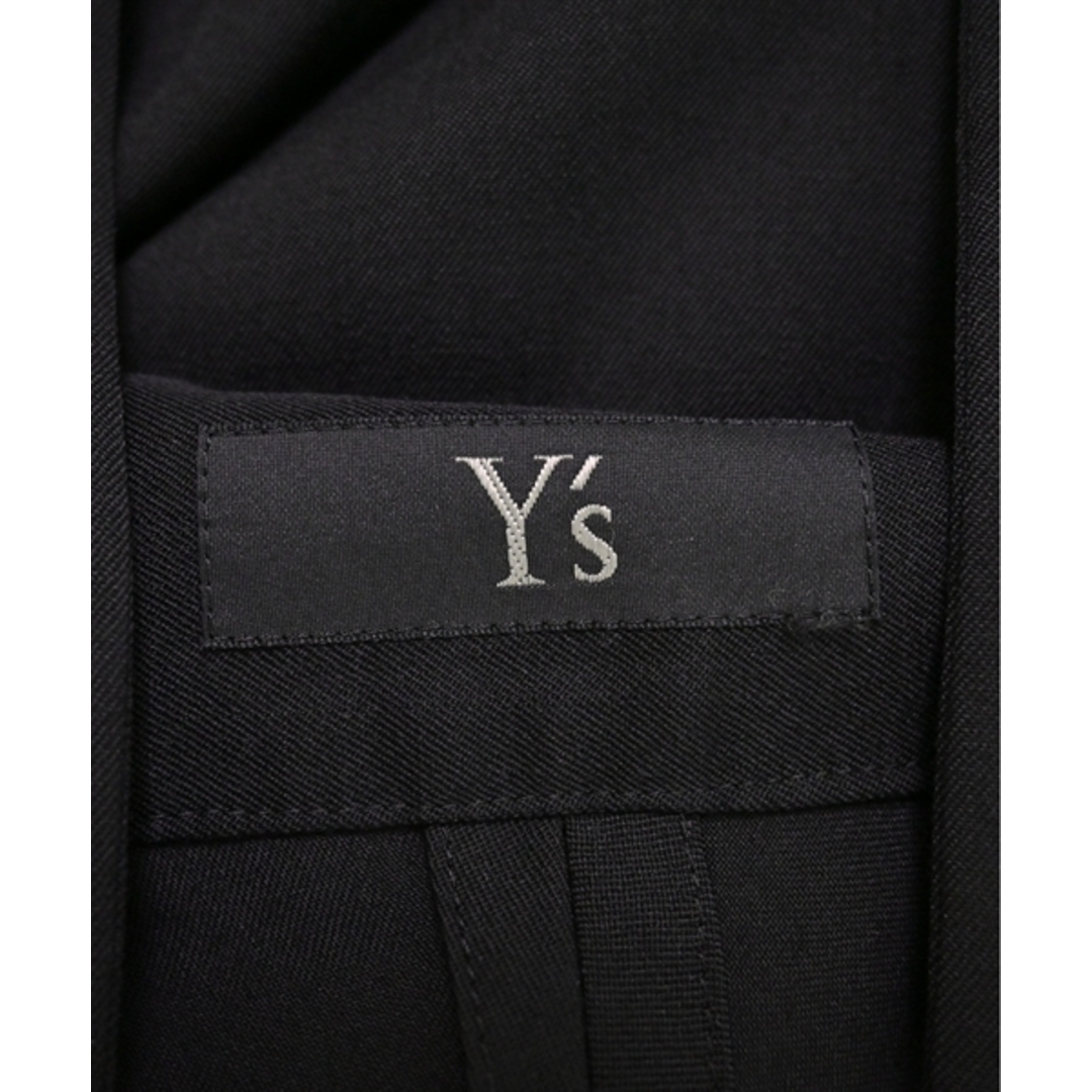 Y's(ワイズ)のY's ワイズ ワンピース 1(XS位) 黒 【古着】【中古】 レディースのワンピース(ひざ丈ワンピース)の商品写真