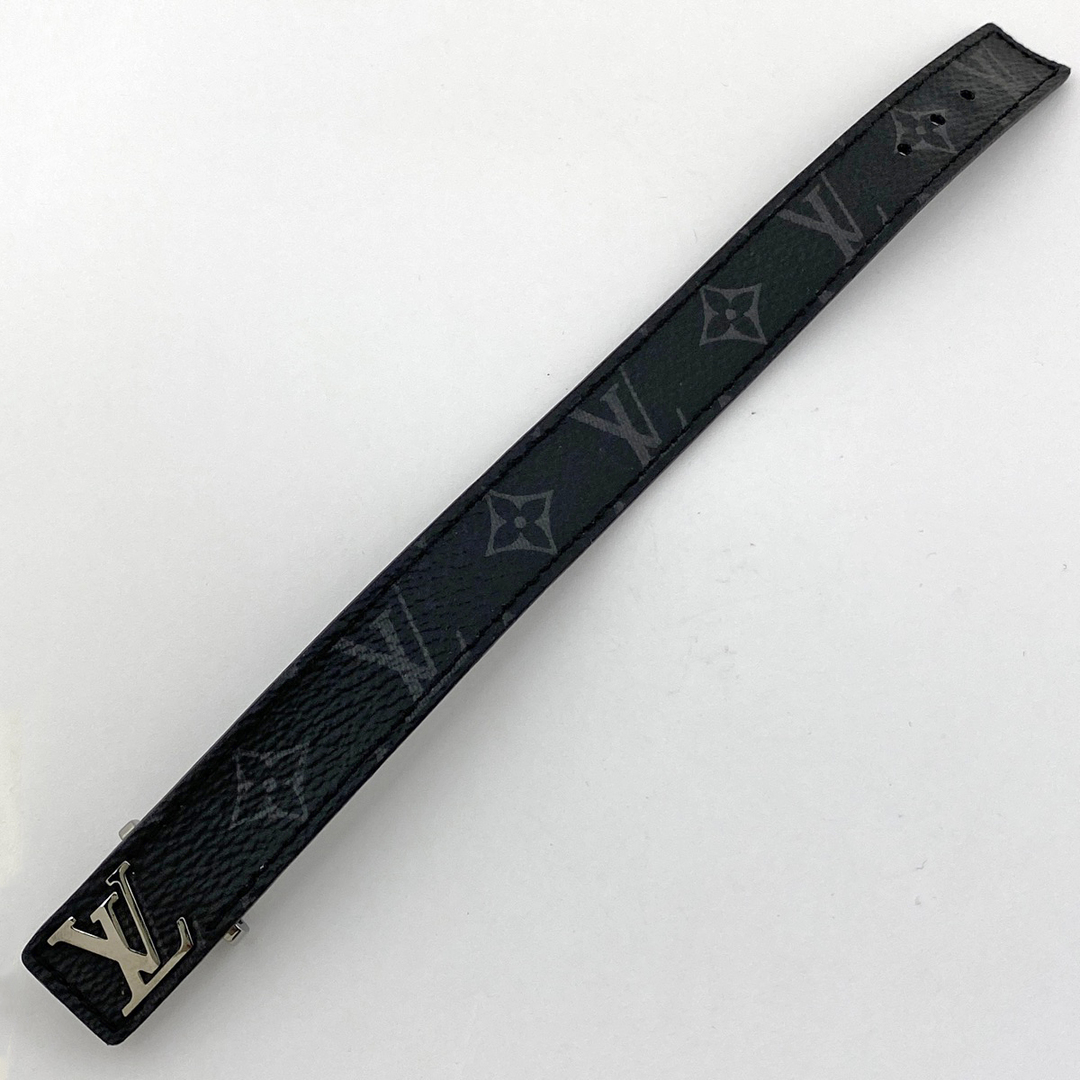 LOUIS VUITTON(ルイヴィトン)のルイ・ヴィトン  ブラスレ LVスリム モノグラムエクリプス 【中古】 メンズのアクセサリー(ブレスレット)の商品写真