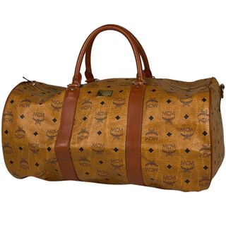 エムシーエム(MCM)のエム・シー・エム ロゴグラム ボストンバッグ レディース 【中古】(ボストンバッグ)