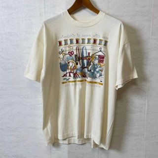 シングルステッチ　メイドインUSA　ビンテージＴシャツ　サイズＸＬ　メンズ　古着(Tシャツ/カットソー(半袖/袖なし))