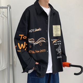 【新商品♪】　メンズ　シャツ　２ＸＬ　オーバーサイズ　ストリート　香港風　韓国風(シャツ)