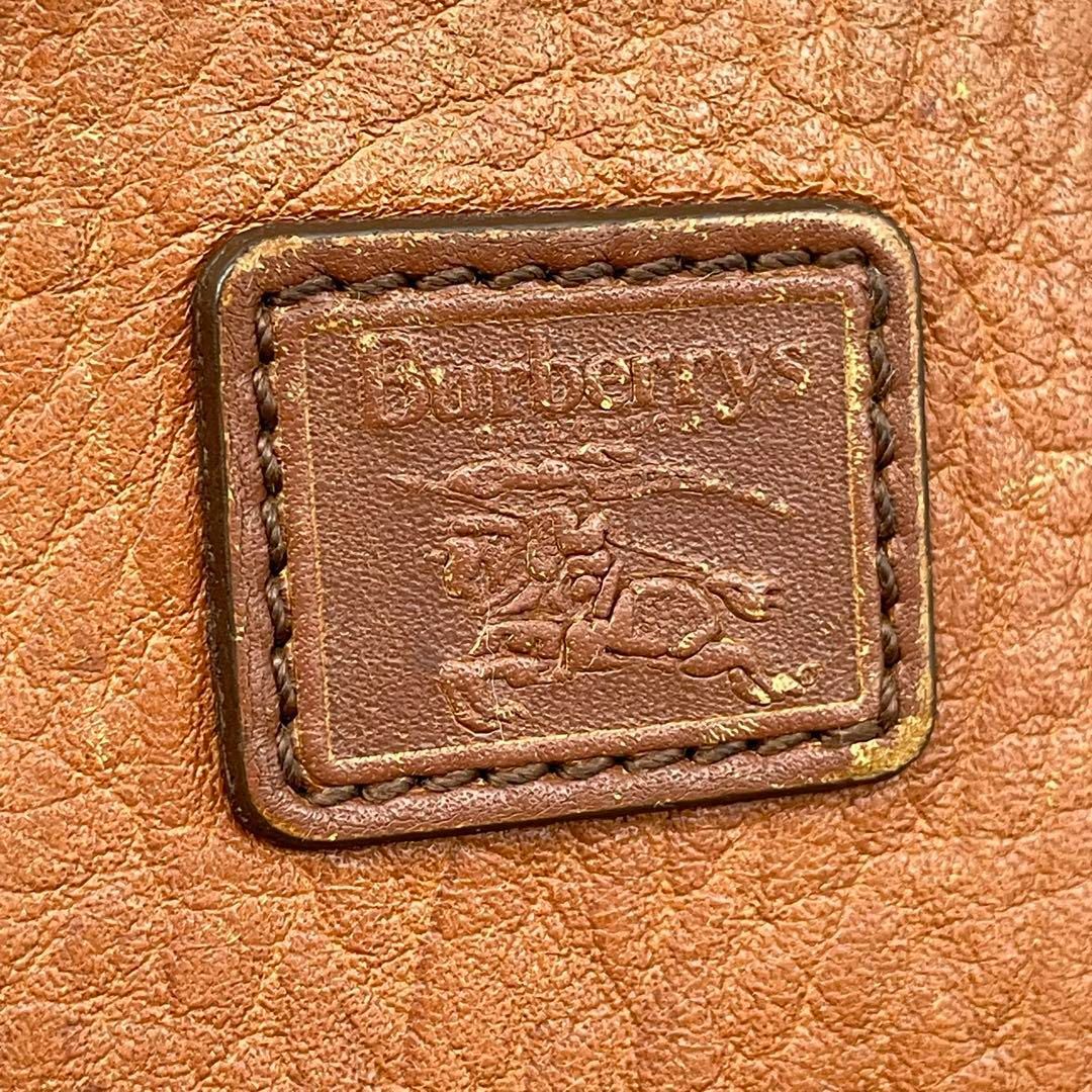 BURBERRY(バーバリー)のBURBERRY クラッチバッグ オールレザー ヴィンテージ レア 60423 メンズのバッグ(その他)の商品写真