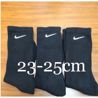 ナイキ(NIKE)のナイキ　ソックス　ブラック　23-25cm(ソックス)