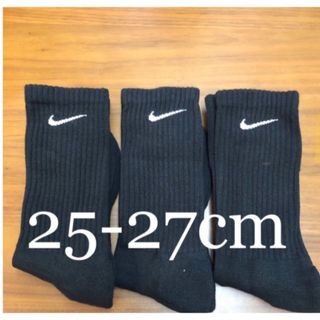 ナイキ(NIKE)のナイキ　ソックス　ブラック　25-27(ソックス)