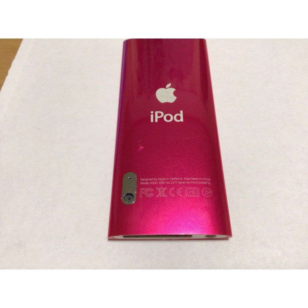 ipod nano 5世代 8GB pink no.166バッテリー交換済 スマホ/家電/カメラのオーディオ機器(ポータブルプレーヤー)の商品写真