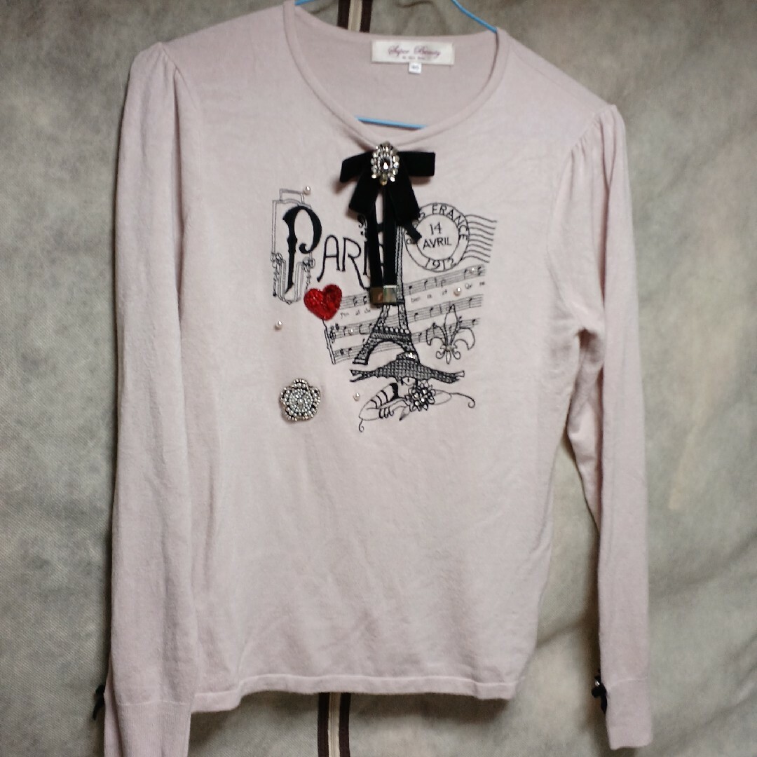 銀座マギー(ギンザマギー)の新品未使用　銀座マギー春物ティシャツ レディースのトップス(Tシャツ(長袖/七分))の商品写真
