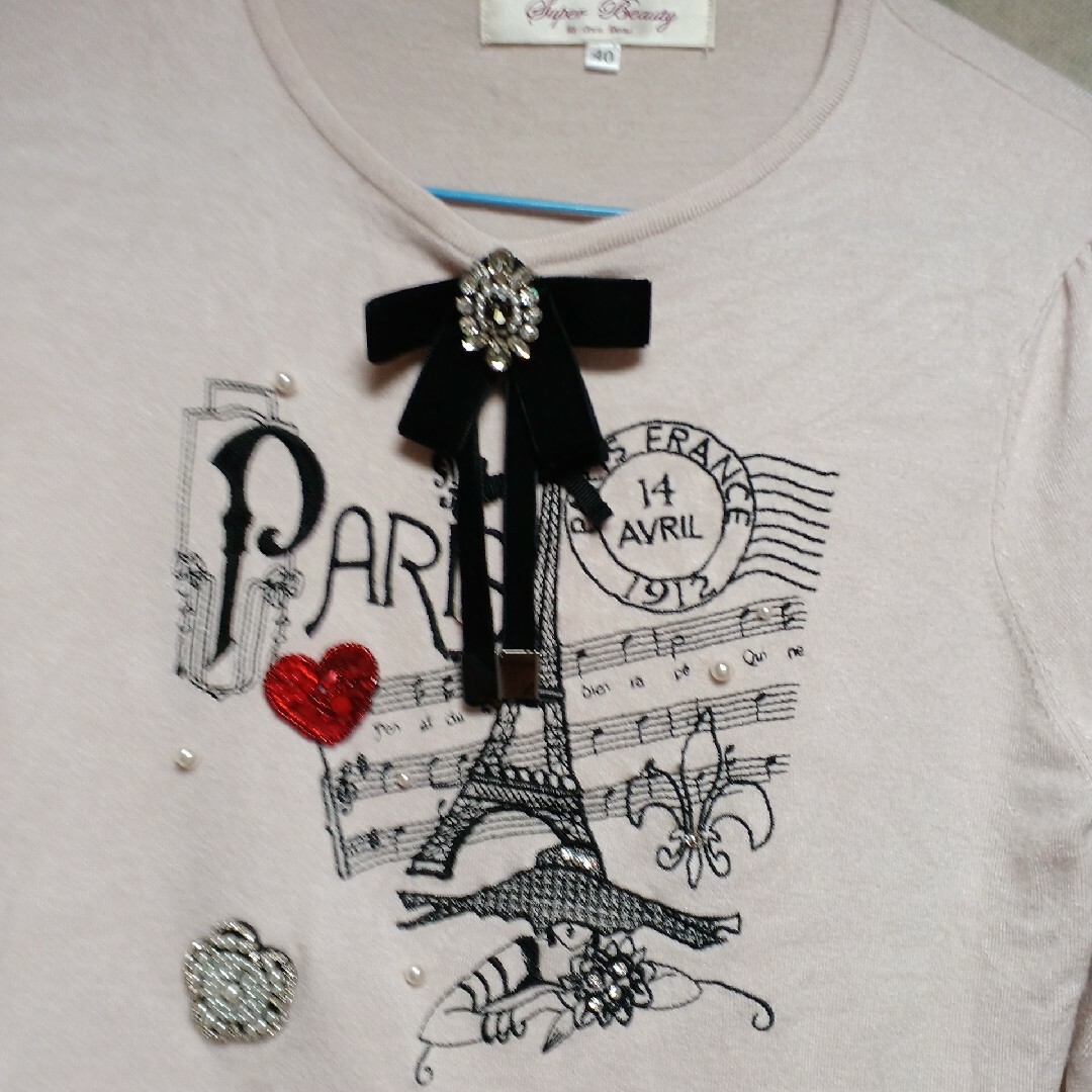 銀座マギー(ギンザマギー)の新品未使用　銀座マギー春物ティシャツ レディースのトップス(Tシャツ(長袖/七分))の商品写真