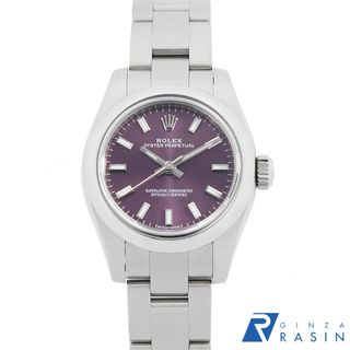 ロレックス(ROLEX)のロレックス オイスターパーペチュアル 176200 レッドグレープ ランダム番 レディース 中古 腕時計(腕時計)