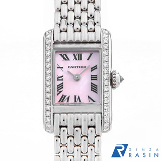 カルティエ(Cartier)のカルティエ ミニタンク WG/Dクォーツ WB2031U3 レディース 中古 腕時計(腕時計)