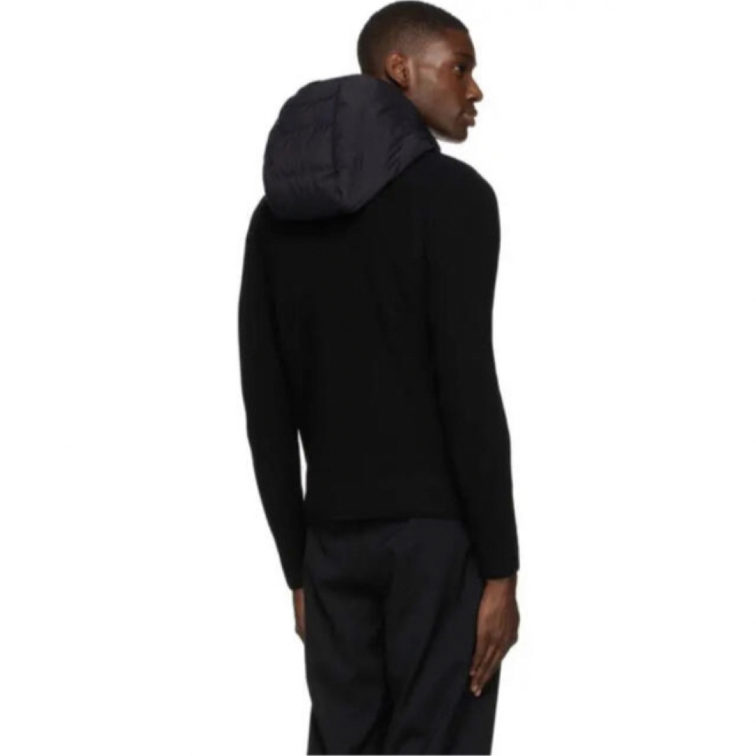 2021AW MONCLER ニットダウン ブラック XL 2021AW MONCLER ニットダウン ブラック XL