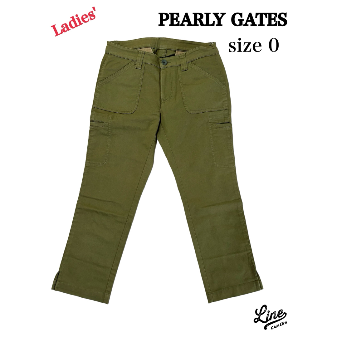 PEARLY GATES パンツ レディース サイズ0 ホワイト PEARLY GATES パンツ レディース サイズ0 ホワイト