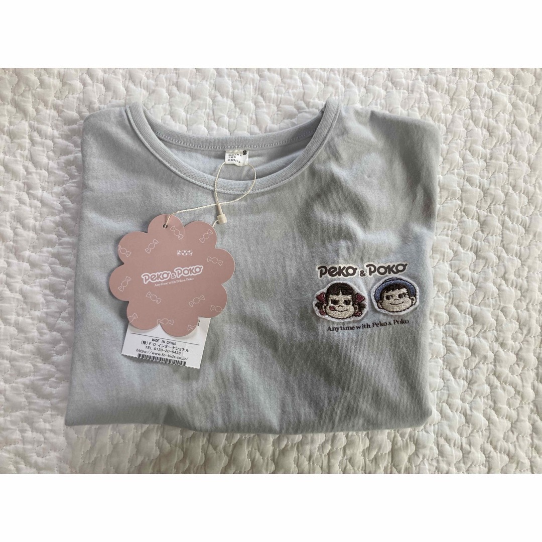 apres les cours(アプレレクール)のアプレレクール 80 ペコちゃん　ポコちゃん　Tシャツ　新品　 キッズ/ベビー/マタニティのベビー服(~85cm)(Ｔシャツ)の商品写真