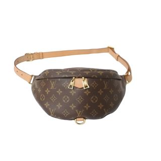 ルイヴィトン(LOUIS VUITTON)の極美品 LOUIS VUITTON ルイヴィトン バムバッグ ボディバッグ M43644 モノグラム ゴールド金具 中古 62666(ボディバッグ/ウエストポーチ)