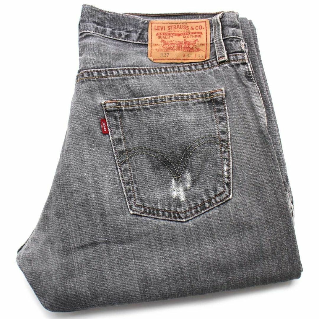 Levi's(リーバイス)の00s Levi'sリーバイス 527 ブーツカット 先染め ブラック デニムパンツ フェード w34 L30★SDP2582 オールド ジーンズ フレア ヒゲ 加工 メンズのパンツ(デニム/ジーンズ)の商品写真