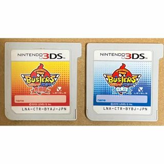 ニンテンドー3DS(ニンテンドー3DS)のカードのみ2本セット 妖怪ウォッチバスターズ 赤猫団＆白猫隊 ニンテンドー3DS(携帯用ゲームソフト)