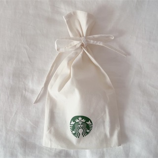 スターバックスコーヒー(Starbucks Coffee)のスターバックス リユーザブル ギフトバッグ♡ スタバ ポーチ コットンリネン帆布(ポーチ)